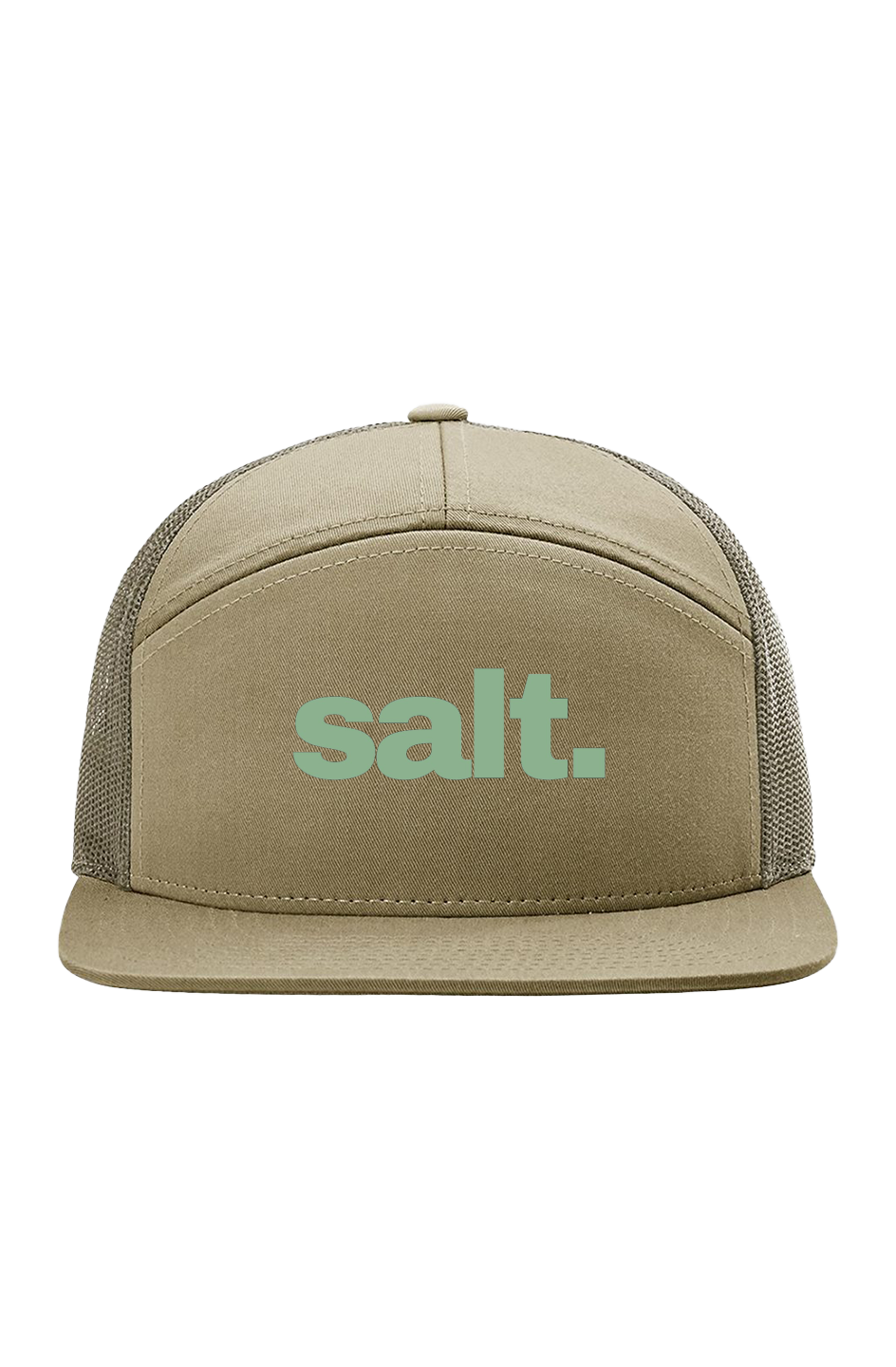 "salt." 7-Panel hat - Sage